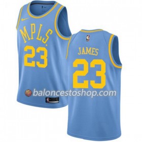 Camiseta Hombre NBA Los Angeles Lakers LeBron James 23 Nike Hardwood Classics Swingman